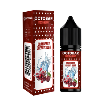 Ароматизатор OCTOBAR Fresh&Sour Cranberry Cherry Soda 15ml OCTBFS002 фото